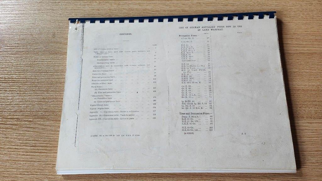 Documentatie over Duitse raketgranaten uit de eerste oorlog, Ophalen of Verzenden, Landmacht, Boek of Tijdschrift