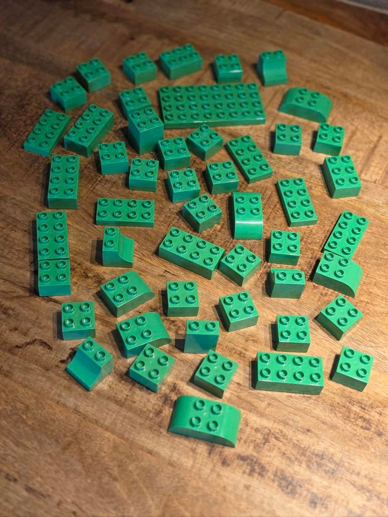 50 groene lego duplo blokken, Kinderen en Baby's, Speelgoed | Duplo en Lego, Ophalen of Verzenden, Duplo