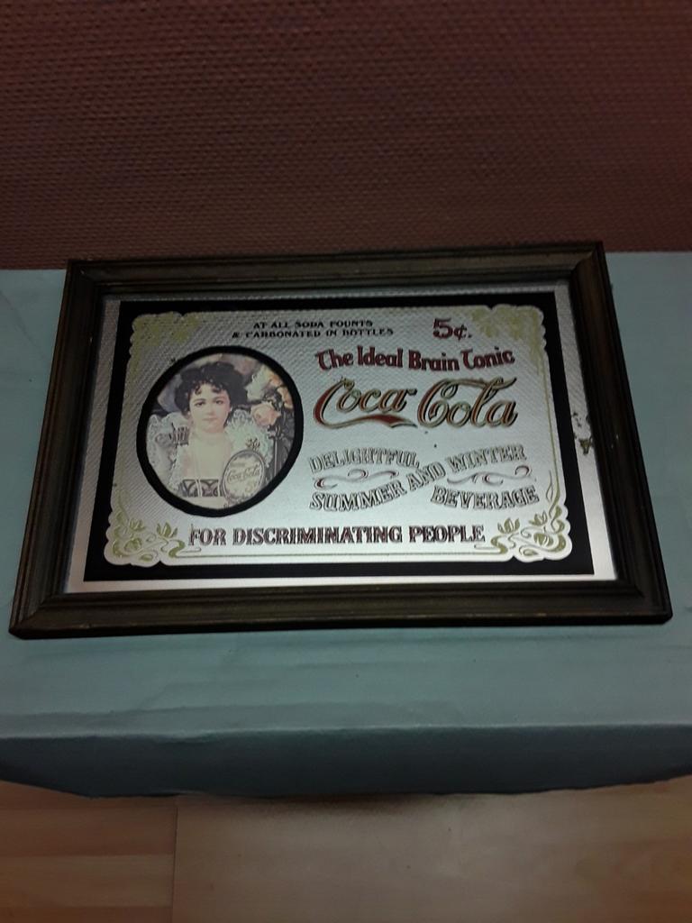 Coca_cola spiegel, Verzamelen, Ophalen of Verzenden