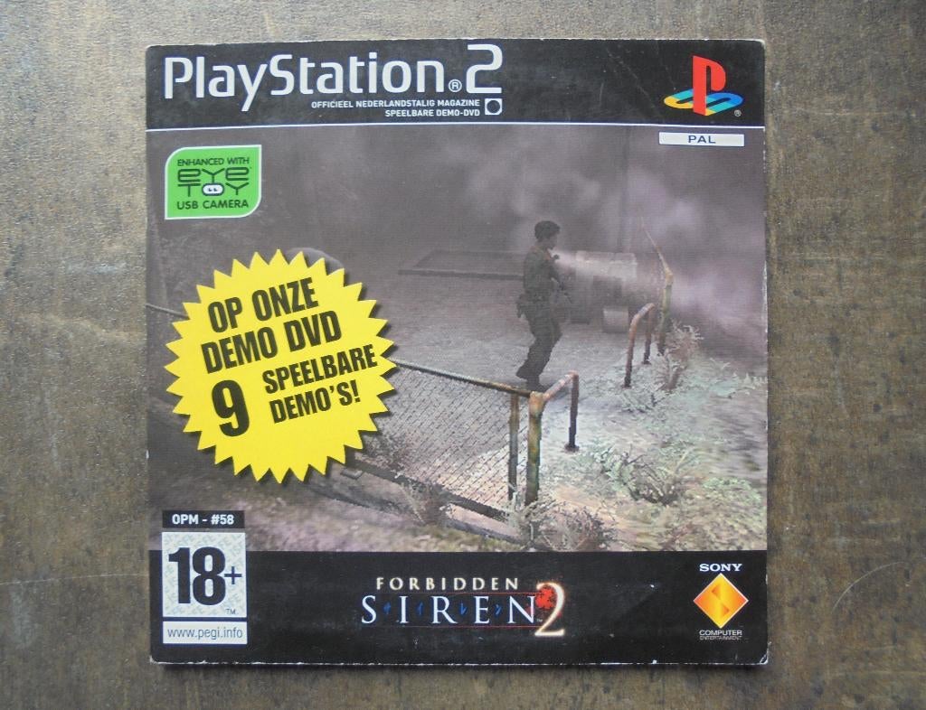 Sony Demo Disc SCED-54046 voor PS2 (zie foto's) III, Games en Spelcomputers, 1 speler, Ophalen of Verzenden, Gebruikt, Vanaf 18 jaar