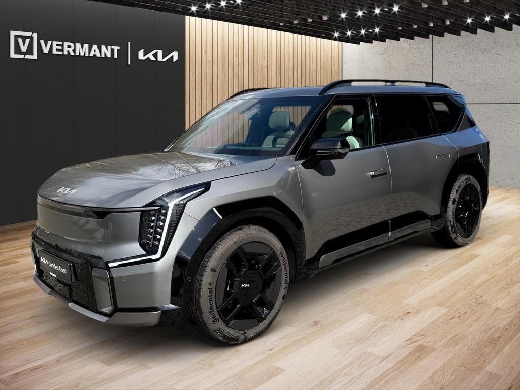 Kia EV9 99,8 kWh AWD GT Line 7pl - Snel leverbaar!, Auto's, Kia, Automaat, Zwart, Elektrisch, 5 deurs