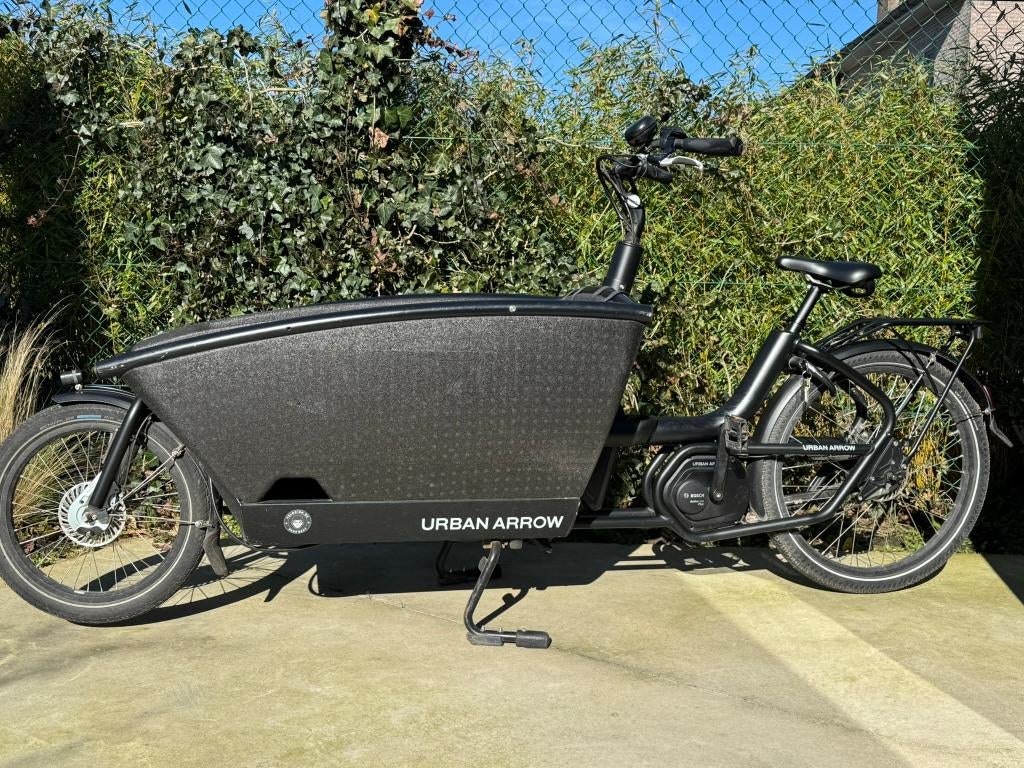 Urban arrow bakfiets, Fietsen en Brommers, Fietsen | Bakfietsen, Gebruikt, Overige merken, 2 kinderen, Elektrisch, Huif, Ophalen