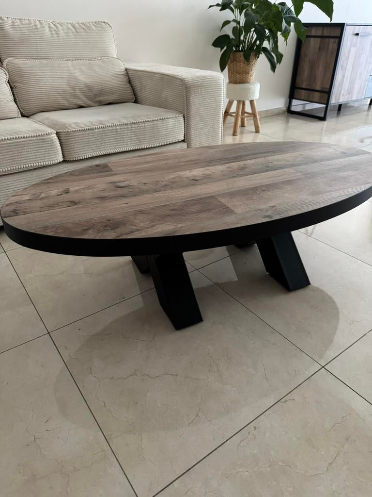 Table basse style industriel, Enlèvement, Comme neuf