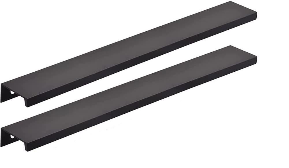 2 poignées noires d'une longueur de 1m, Enlèvement, Neuf