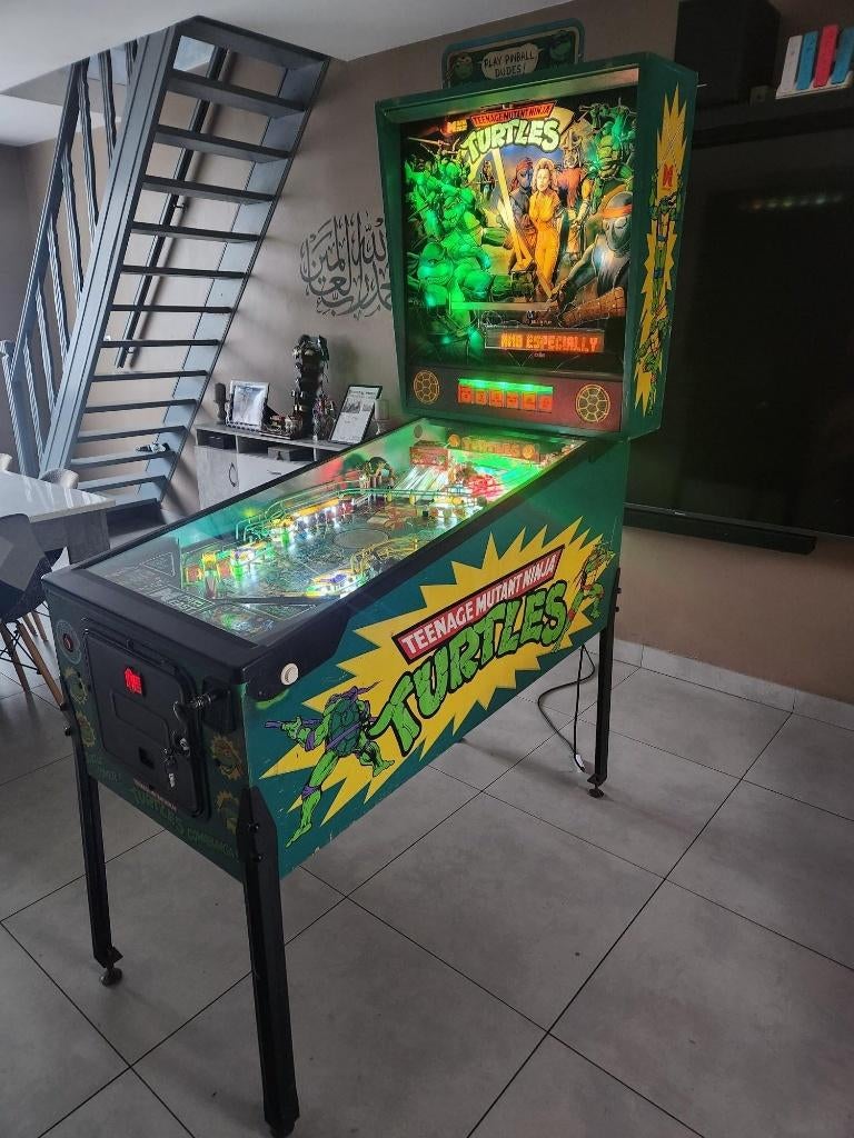 flipper turtles ninja (data est ) full led, Ophalen, Gebruikt, Overige genres, 3 spelers of meer