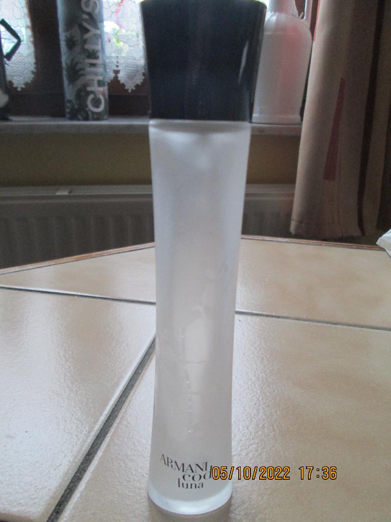 Eau de toilette « ARMANI CODE - LUNA » bouteille vide, Collections, Parfums, Utilisé, Bouteille de parfum, Enlèvement