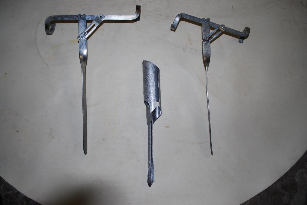 Lot de 3 supports de canne à pêche, Enlèvement