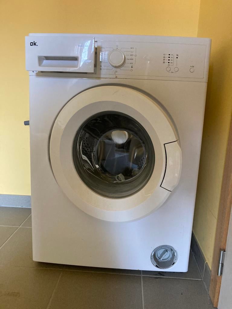 Wasmachine weing gebruikt merk OK, Electroménager, Lave-linge, Enlèvement, Comme neuf, Chargeur frontal