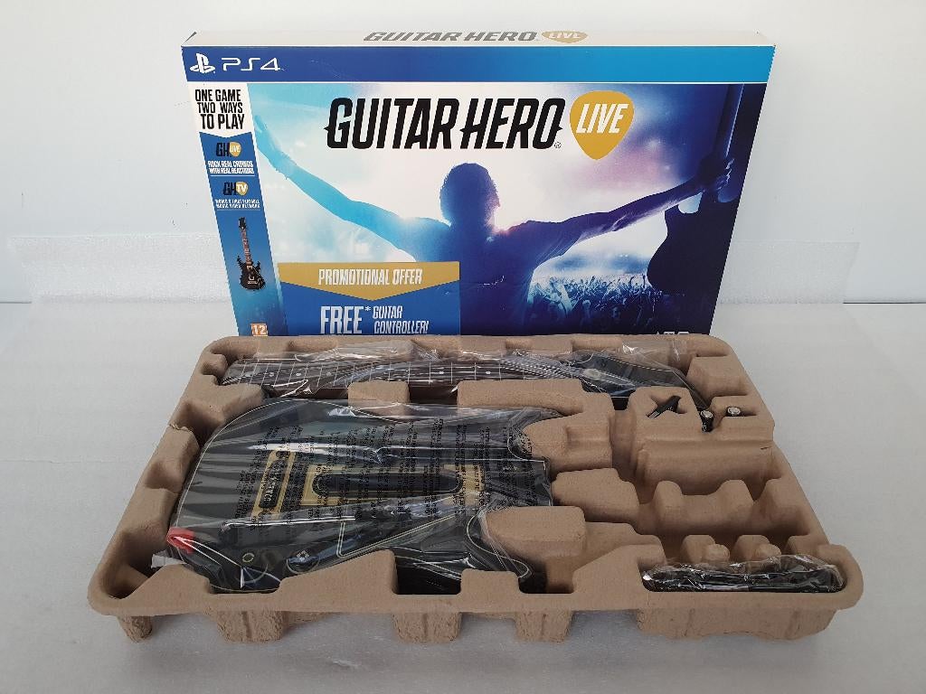 PS4 Guitar Hero Live (Free Guitar Controller Pack) (nieuw), Ophalen of Verzenden, Nieuw, Gitaar, Drumstel of Dj-set, PlayStation 4