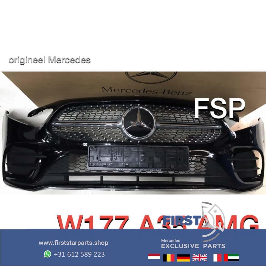 W177 AMG BUMPER ZWART + DIAMOND GRIL COMPLEET A35 ORIGINEEL, Autos : Pièces & Accessoires, Carrosserie & Tôlerie, Pare-chocs, Avant