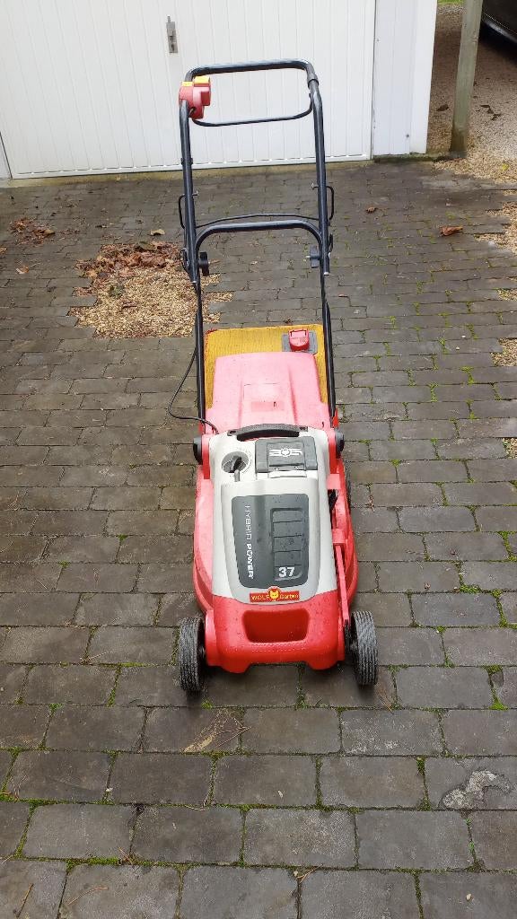 Accu grasmaaier Wolf Garten, Jardin & Terrasse, Tondeuses à gazon, Utilisé, Tondeuses à gazon électriques, 30 à 39 cm, Tondeuse rotative