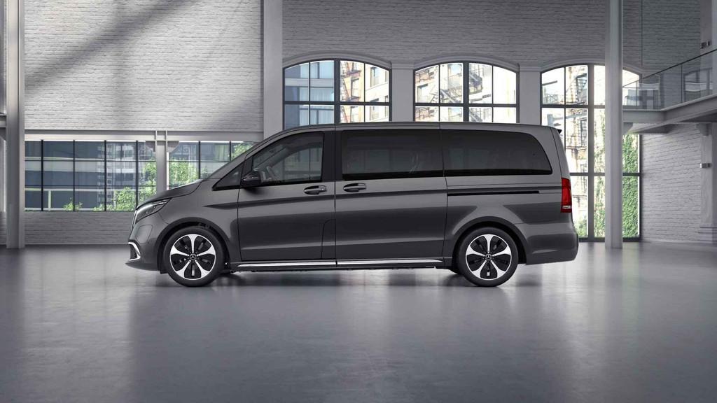 Mercedes-Benz EQV EQV 300 L3 7 Zitplaatsen | Dodehoekassiste, Gebruikt, 2812 kg, 600 min, https://public.car-pass.be/vhr/6255662e-ef7f-4ee0-80ad-4a7c60bf22ef