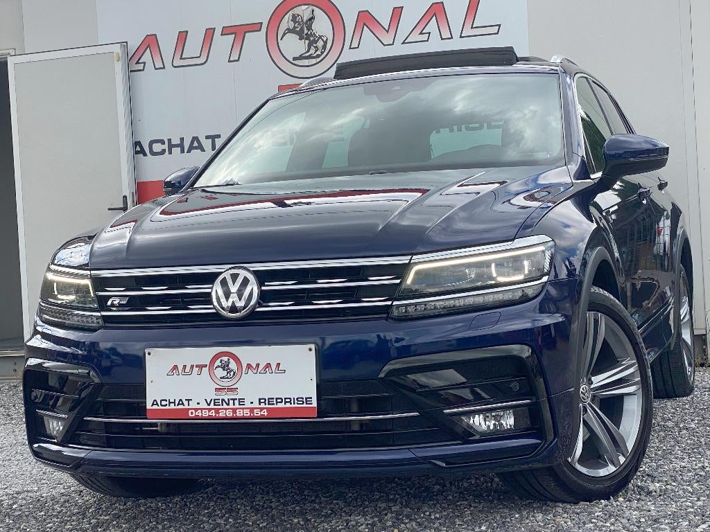 VW TIGUAN 2.0 TSI 220CH DSG R-Line 4Motion*1MAIN*FULL OPTION, Autos, Cuir, 177 g/km, Achat, Euro 6