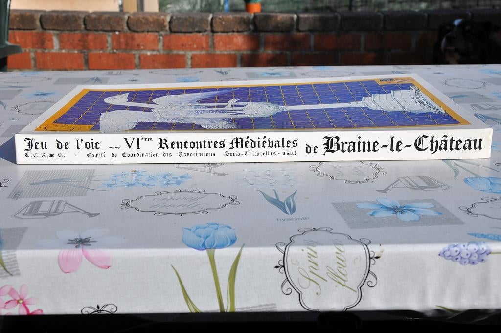 Jeu de l'oie - Médiévales de Braine-le-Château, Enlèvement ou Envoi, Comme neuf