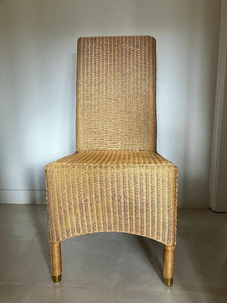 2 castle loom stoelen, Enlèvement, Utilisé