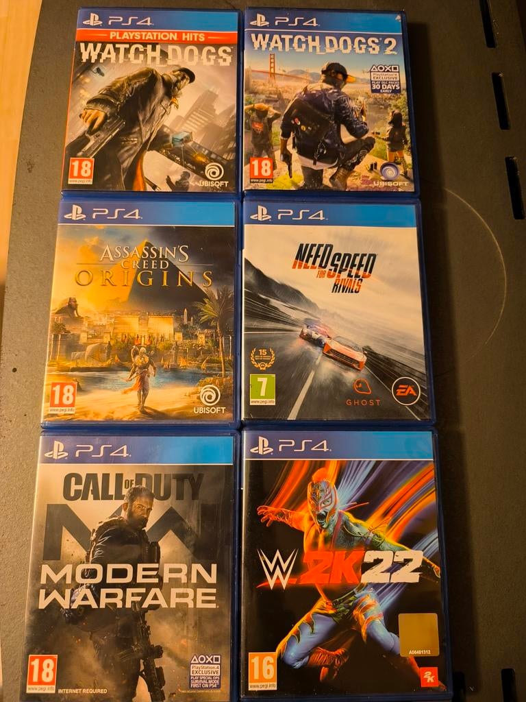 Playstation 4-spellen, Ophalen, Zo goed als nieuw