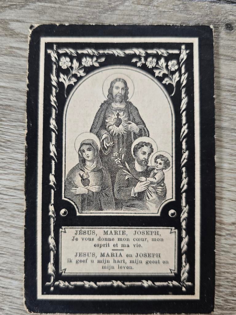 Doodsprentje 1900 , Loksbergen, Collections, Enlèvement ou Envoi, Image pieuse