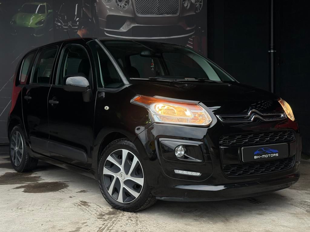 Citroen C3 Picasso 1.6 Diesel 68.000km, Auto's, Citroën, Euro 5, Stof, Zwart, 4 cilinders