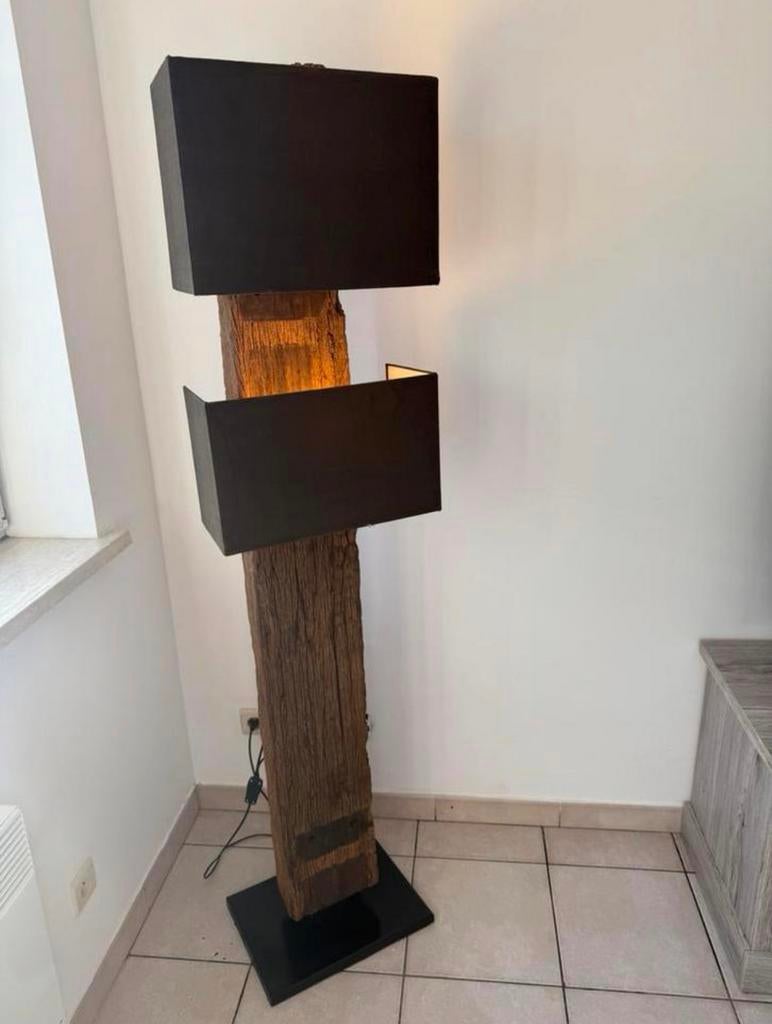 Neuf Maison du monde lampadaire en bois flotté, Enlèvement, Comme neuf, Bois