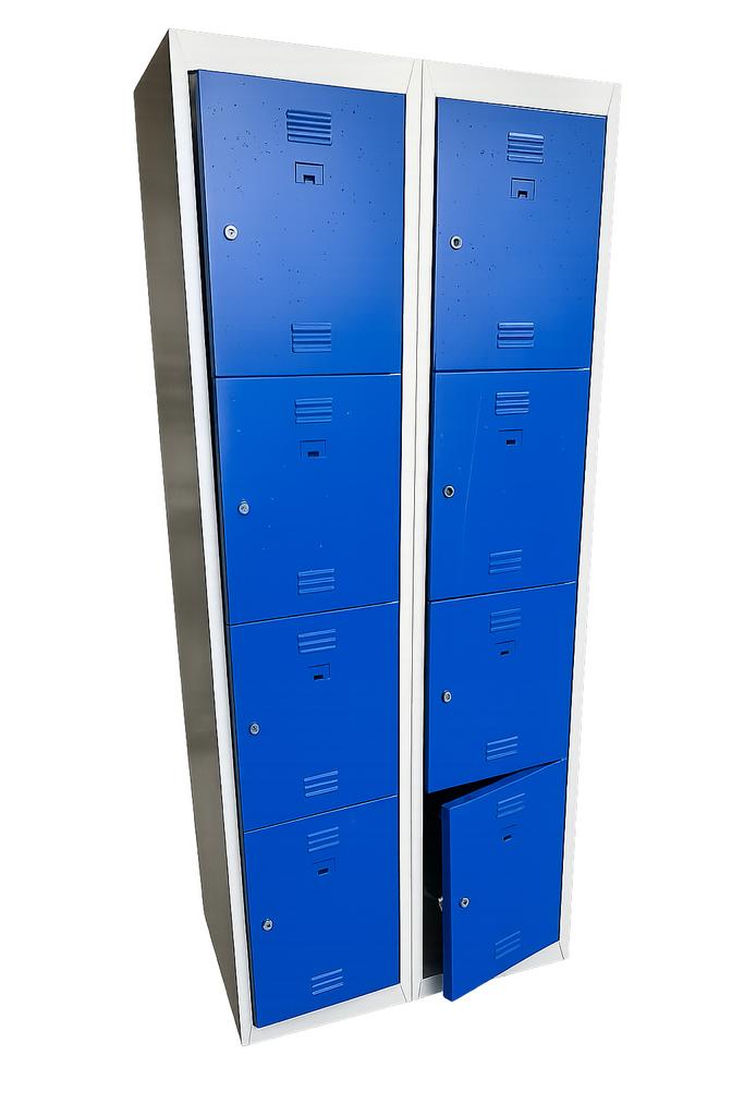 Vestiaire métallique 8 portes / 8 cases – 180x80x50, Enlèvement, Comme neuf