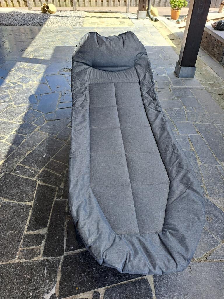 Opplooibaar ligbed, Tuin en Terras, Ophalen, Zo goed als nieuw, Aluminium, Verstelbaar