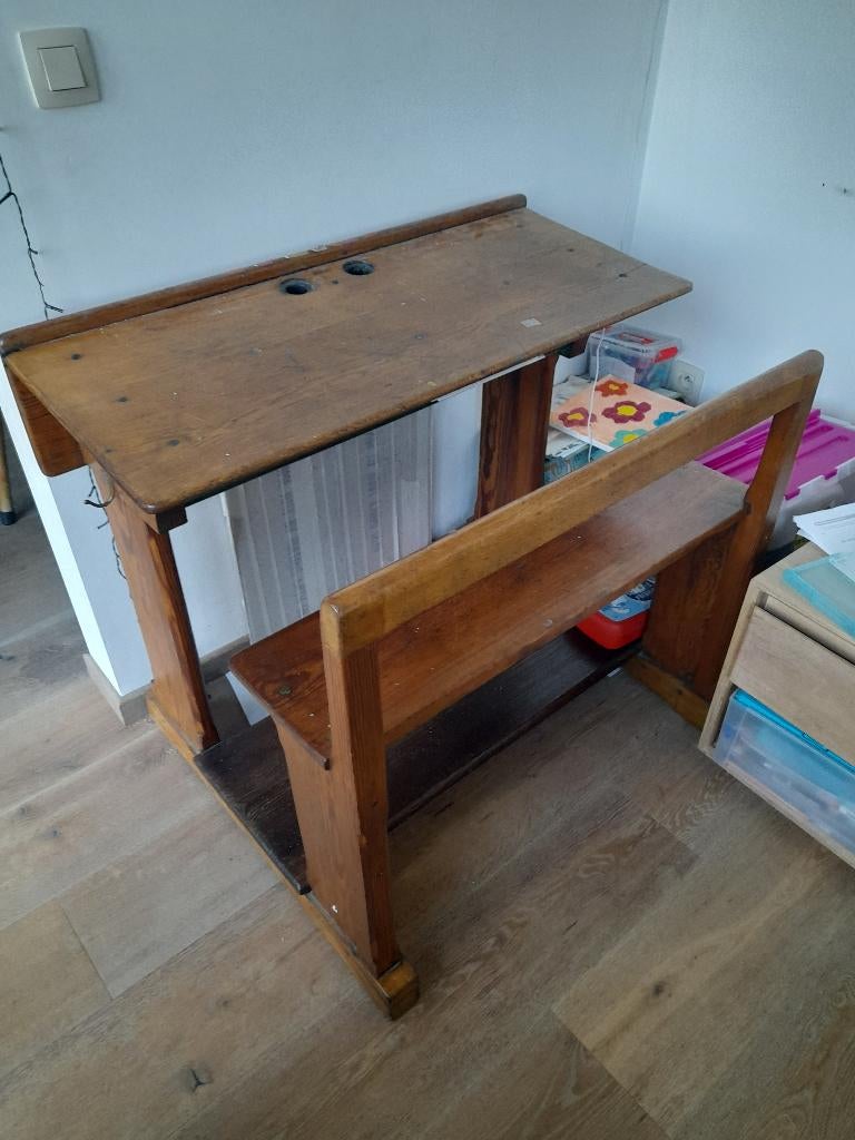 Pupitre en bois, Enfants & Bébés, Enlèvement, Utilisé, Table(s) et Chaise(s)