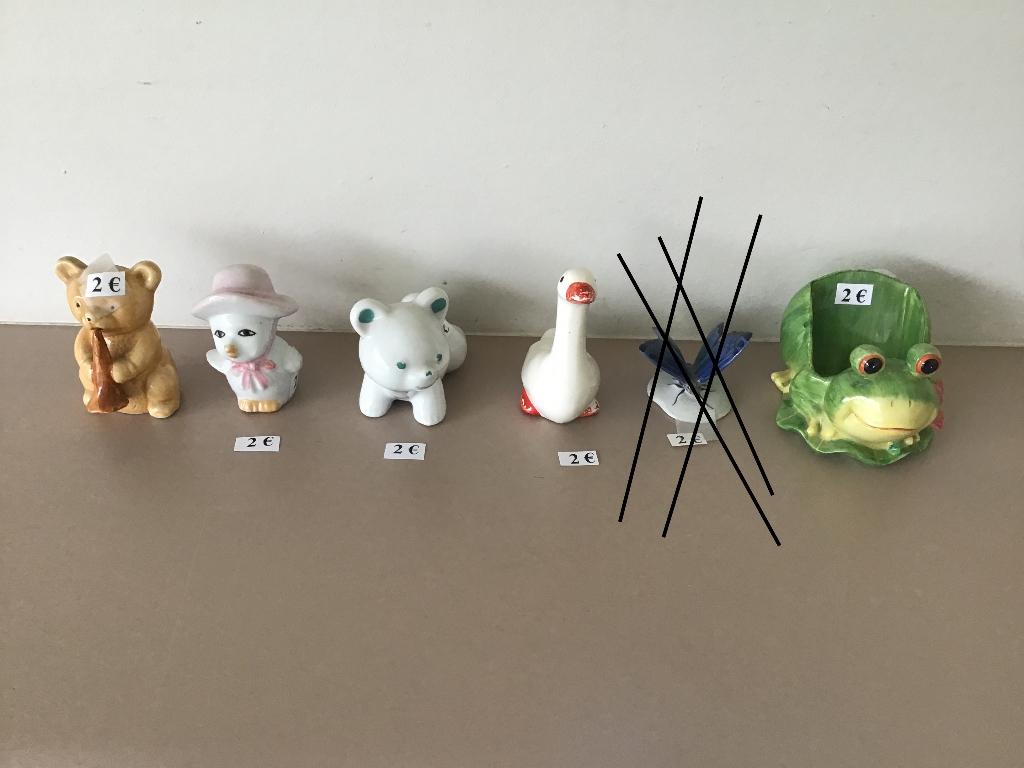 10 tal kleine beeldjes aan spotprijzen, Antiek en Kunst, Ophalen of Verzenden