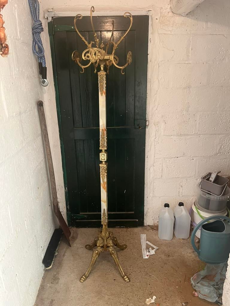 Porte manteau avec marbre, Maison & Meubles, Enlèvement, Comme neuf