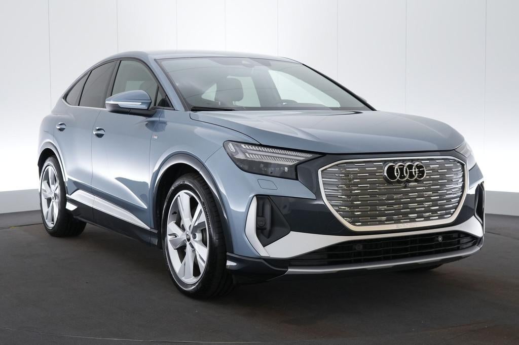 (2GMT446) AUDI Q4 SPORTBACK E-TRON, Auto's, Audi, Gebruikt, Blauw, Onderhoudsboekje, 286 pk