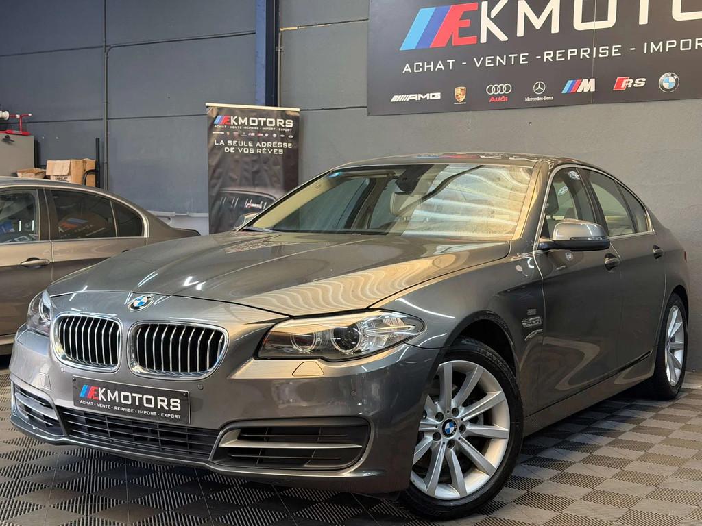 BMW 5 Serie 520 FACELIFTAUTOGPSCAMERACARPASS, Auto's, BMW, Automaat, 4 deurs, USB, 4 cilinders