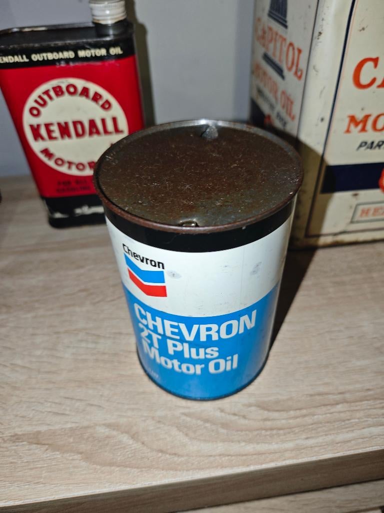 Bidon d'huile ancien, Collections, Marques & Objets publicitaires, Enlèvement ou Envoi, Comme neuf, Emballage