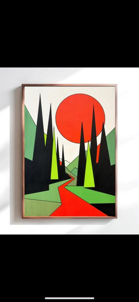 Œuvre Estructuras del Paisaje 173 Alejandro Gonzalez, Antiquités & Art, Enlèvement ou Envoi