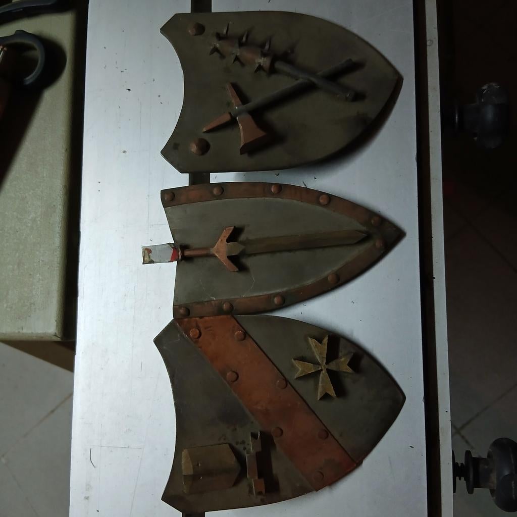 Unieke mini schilden, Ophalen of Verzenden, Koper