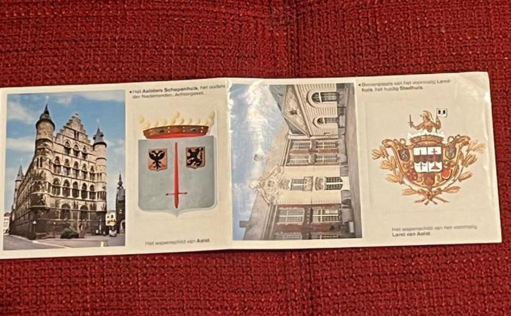 4 oude stickers Aalst jaren 70-80, Verzamelen, Ophalen of Verzenden