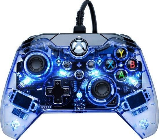 Xbox Controller - Transparant met ledverlichting, Games en Spelcomputers, Spelcomputers | Xbox | Accessoires, Ophalen, Nieuw, Controller