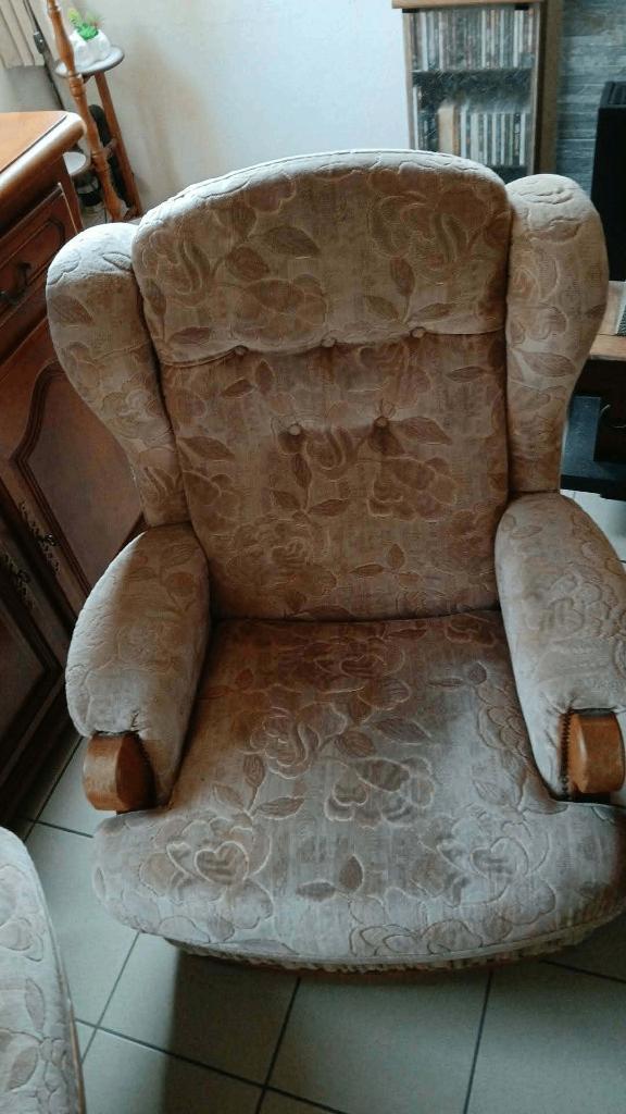 Fauteuils à donner, Ophalen, Zo goed als nieuw, Stof, Ancien
