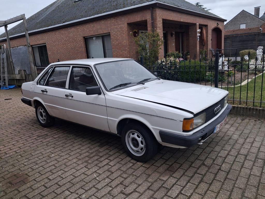 Audi 80, Auto's, Audi, 4 deurs, Stof, Wit, Handgeschakeld