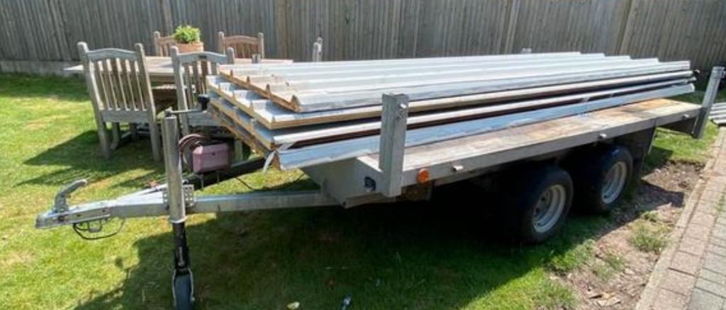 Dakplaten profielplaten isolatieplaten gisoleerde dakplaten, Doe-het-zelf en Bouw, Ophalen, Zo goed als nieuw