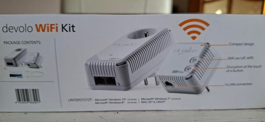Devolo WiFi Kit 500 Mbps, Ophalen of Verzenden, Zo goed als nieuw