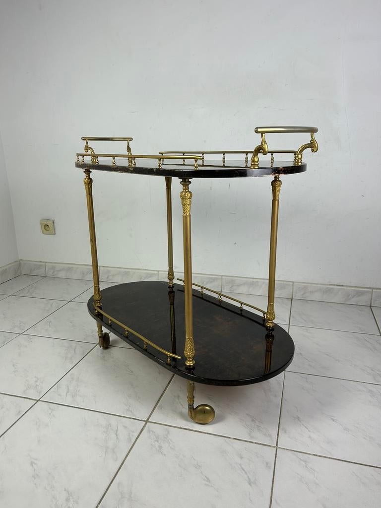 Aldo Tura serveerwagen Italië, Ophalen, Overige materialen, Gebruikt, 50 tot 100 cm