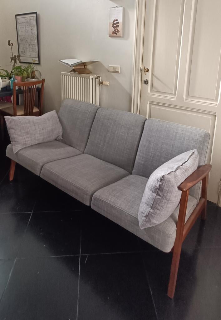 Ikea Ekenaset driezit + 2 kussens. l 1m75, h 80, b 75, Ophalen, Scandinavisch design, Gebruikt, Minder dan 75 cm