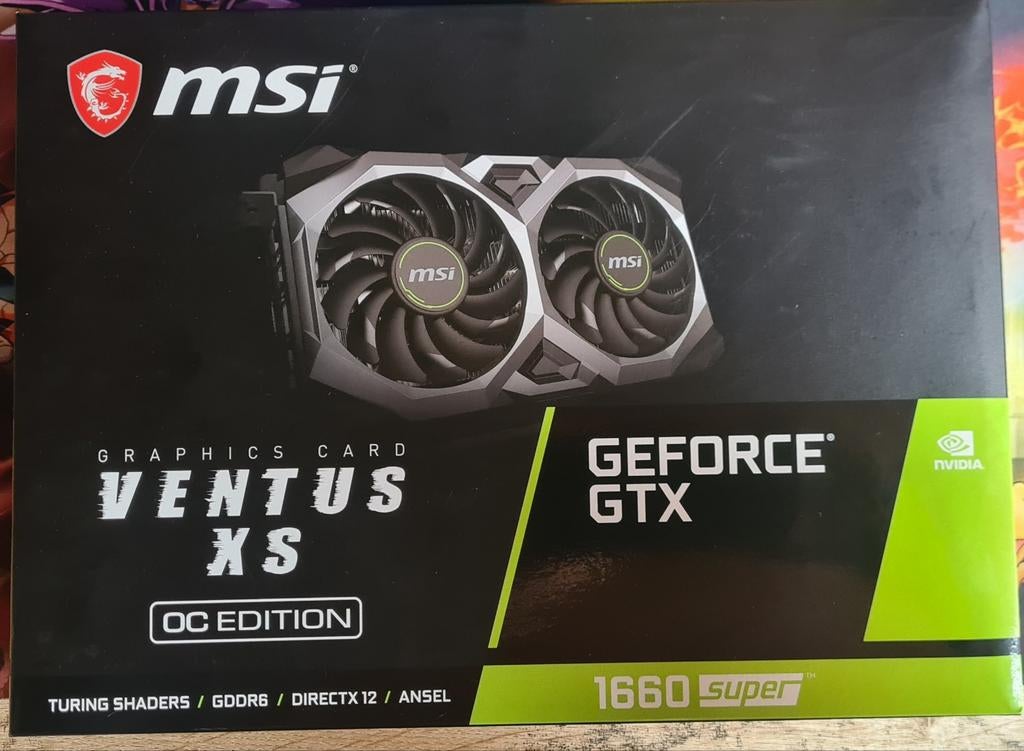 MSI GTX 1660 Super Ventus XS OC – NIEUW / NOOIT GEBRUIKT, Computers en Software, Videokaarten, Ophalen, Nieuw, GDDR6