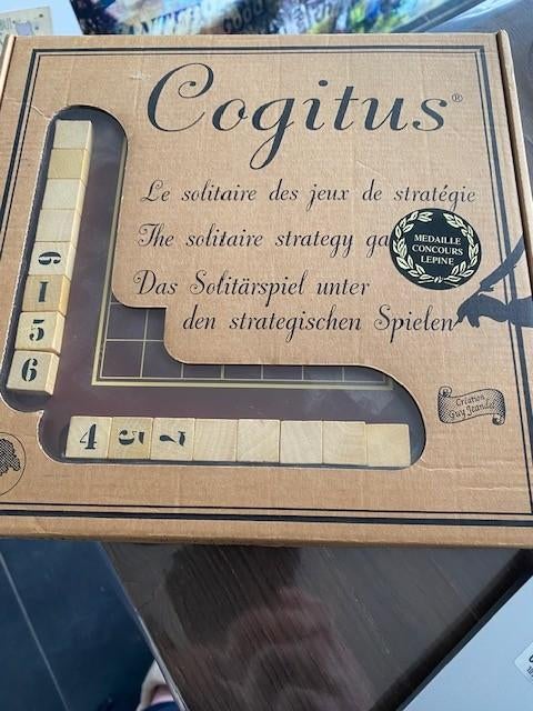 COGITUS - Le solitaire des jeux de stratégie, 1 ou 2 joueurs, Enlèvement ou Envoi, Neuf, Guy Jeandel