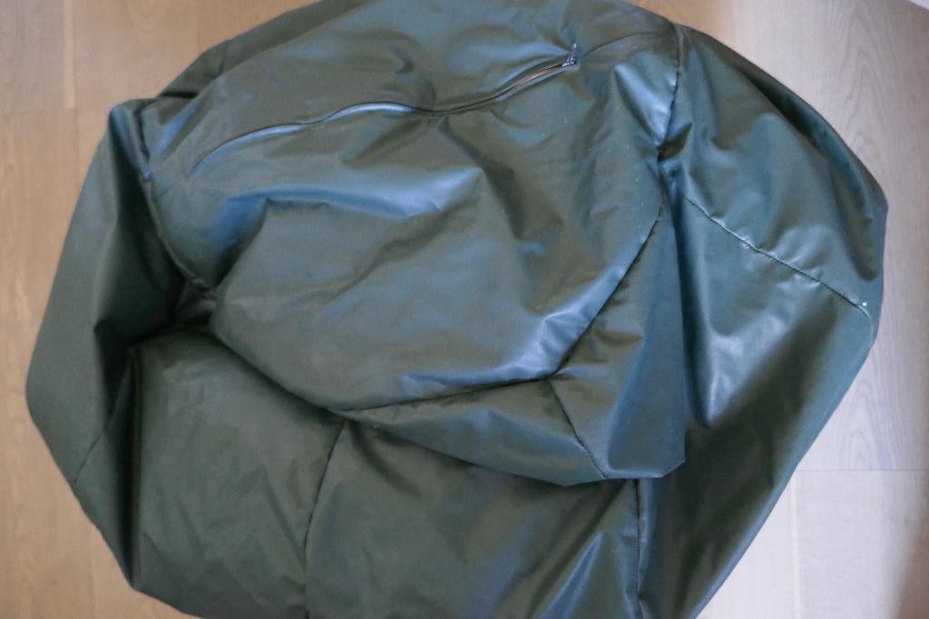 zitzak groen goede staat, Huis en Inrichting, Zitzakken, Ophalen, Gebruikt, Groen, Zitzak