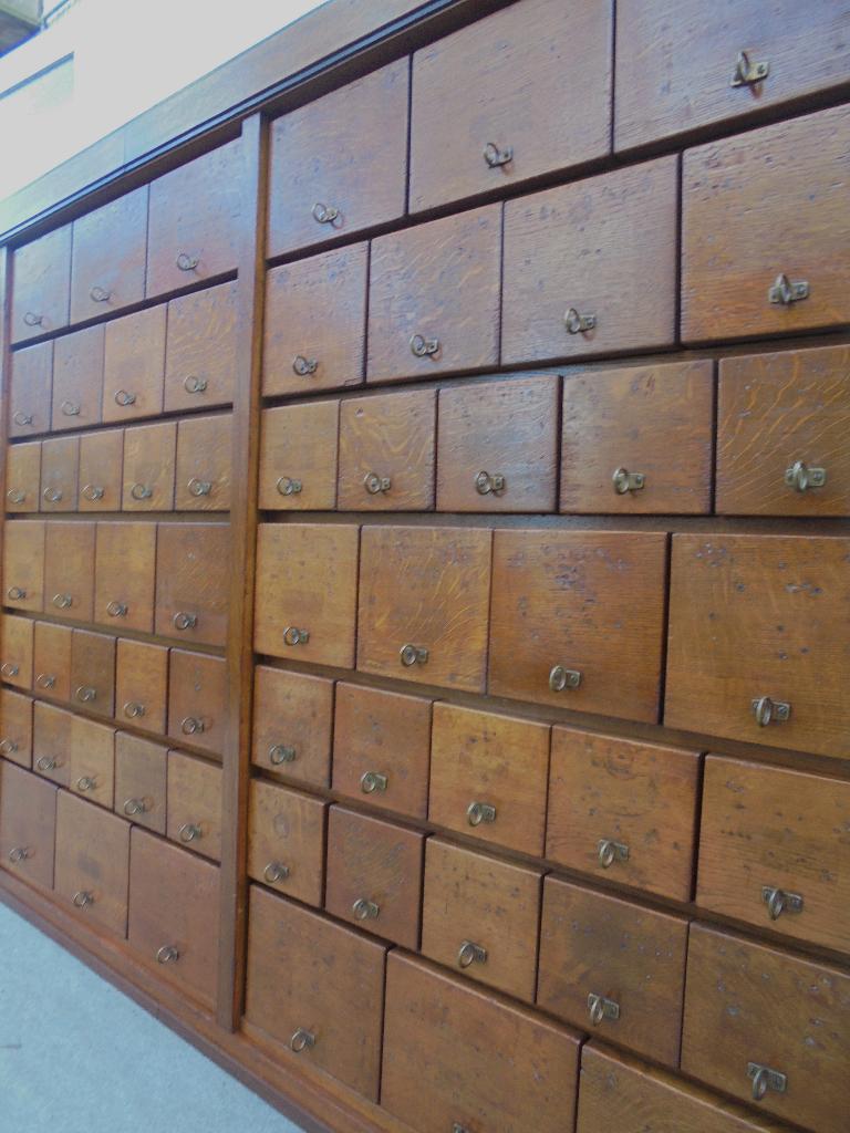 Ladekast apothekerskast winkelkast, Ophalen of Verzenden