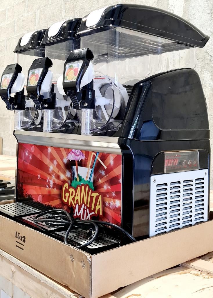 Machine à Granita 3x15L haut debit Neuve Garantie, Ophalen