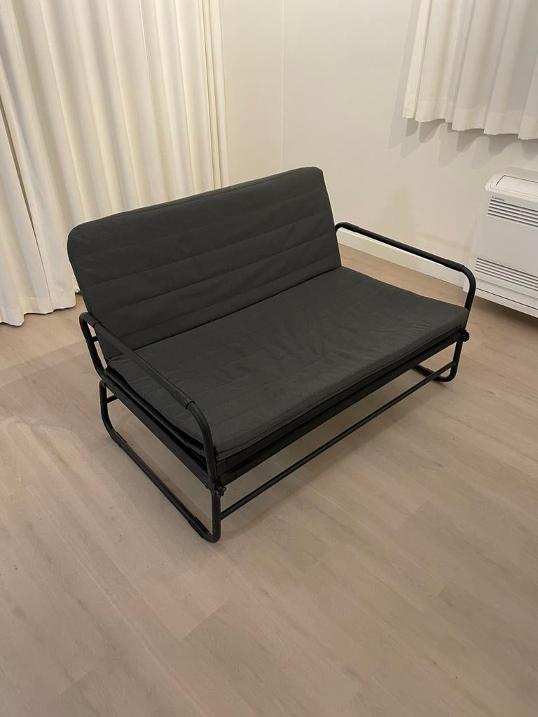 Zetel-bed, Huis en Inrichting, Slaapkamer | Slaapbanken, Ophalen, Zwart, Nieuw, 120 cm