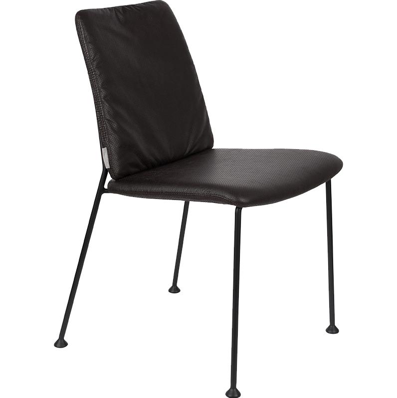 Chaise New Zuiver Fab (ZVR 1100398) - Noire - 2 pièces, Maison & Meubles, Enlèvement ou Envoi, Neuf, Noir, Deux