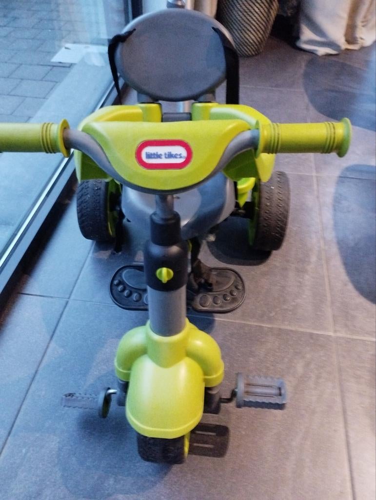 Vélo à pousser avec ceintures de sécurité et repose-pieds, Enlèvement, Tige de poussée