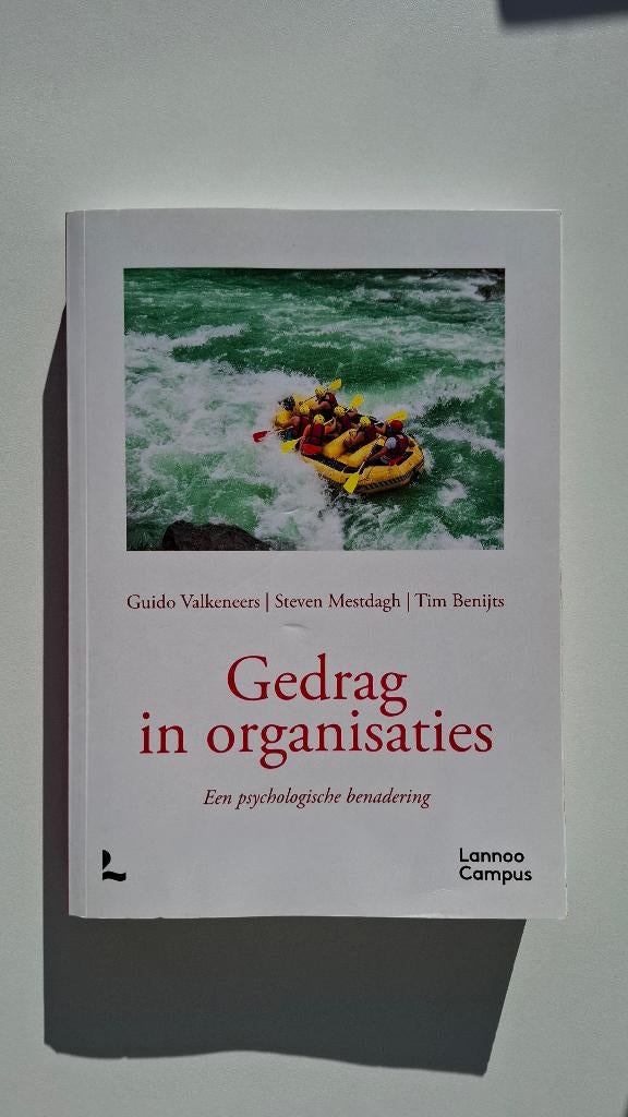 Gedrag in organisaties, Boeken, Studieboeken en Cursussen, Ophalen of Verzenden, Zo goed als nieuw